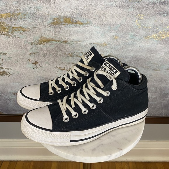 Converse Chuck Taylor All Star 2 Shoes Womens Size 8 Black Mid Top Sneakers - Picture 2 of 10